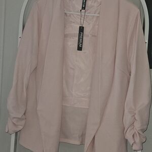 NWT- Lock & Love. Pink Women's Blazer/ Cardigan